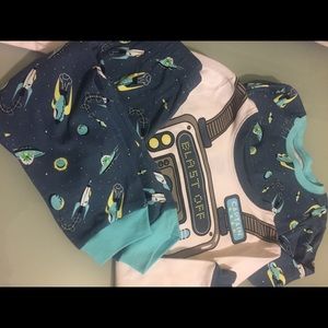 Carters Boys 100% Cotton Long Sleeve 3 Pc PJ NWOT